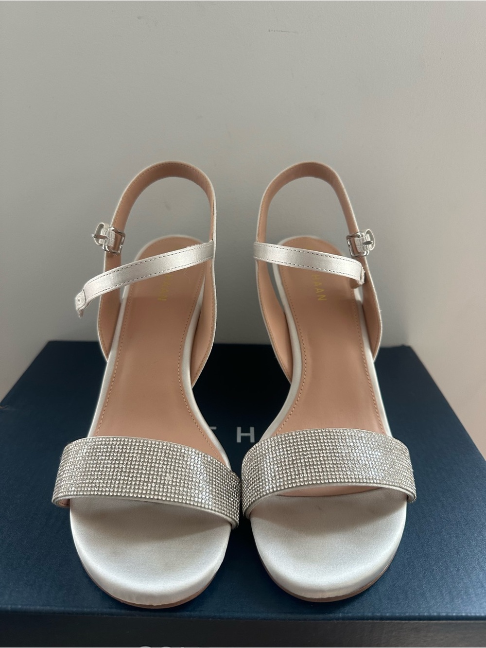 Cole Haan Josie Satin Wedge Sandal